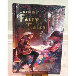 Grimms Fairy Tales Hardcover Book Illustrated Junior Library 1996 Ed Vintage